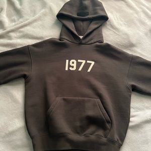ESSENTIALS GRAY HOODIE